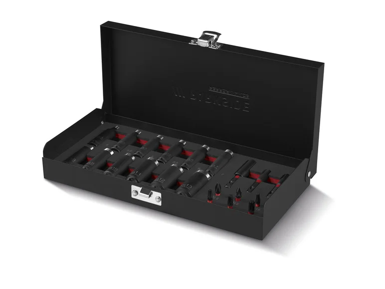 PARKSIDE PERFORMANCE® Set de douilles et embouts pour clé à choc. PSS 21 A1. 21 pièces