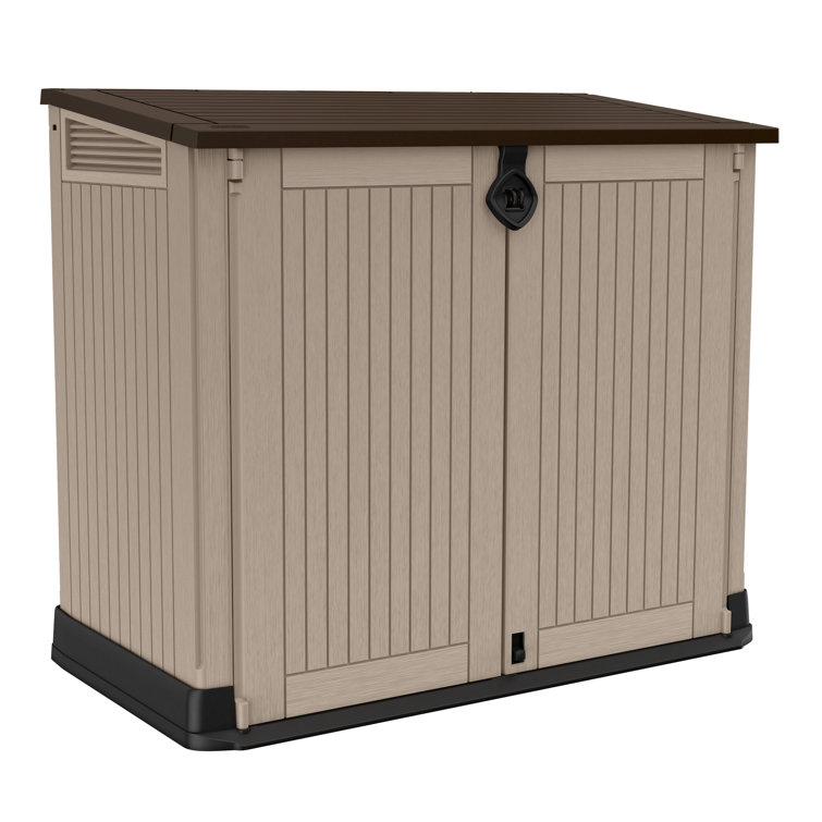 Keter Store-It-Out MIDI 4.3x3.7 ft. Resin Outdoor Storage Shed for Patio Furniture and Tools