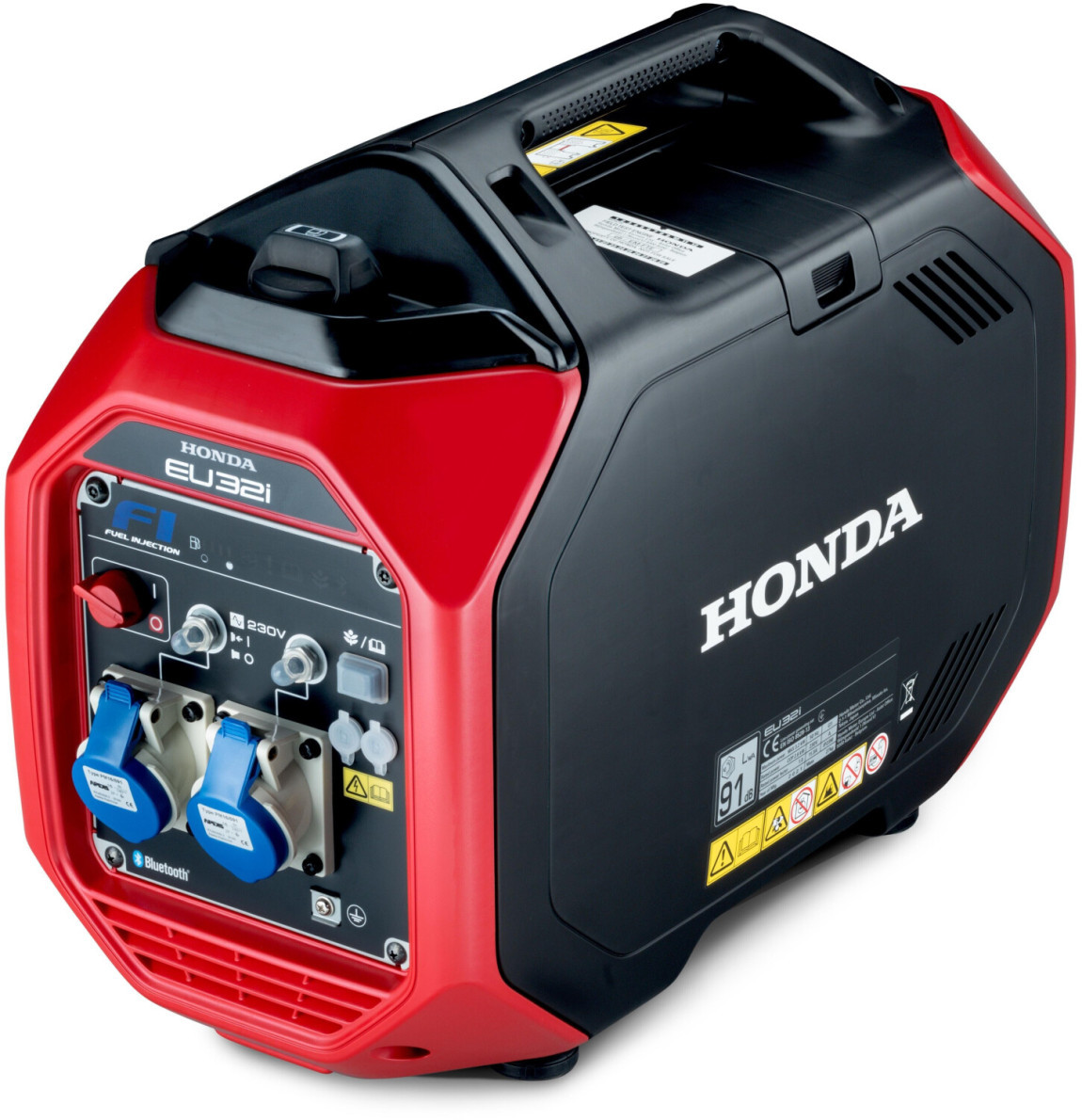 Honda EU32i Petrol Generator: 3.2kW Max Power.8.6h Runtime.4.7L Tank - 4-Stroke for Outdoor/Emergency Use - Online Shop