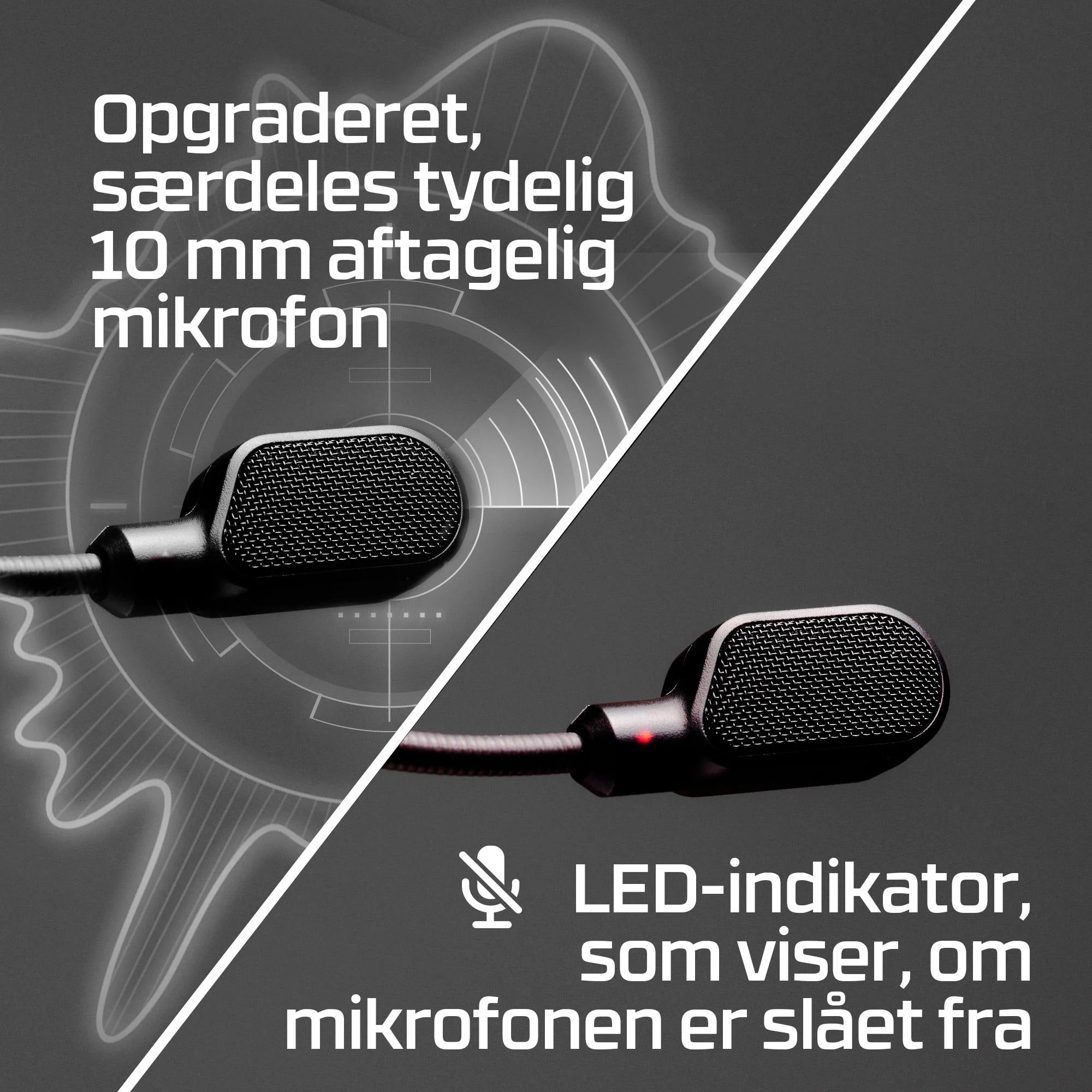 HyperX Cloud 3 Kabling Headset Sort Rød