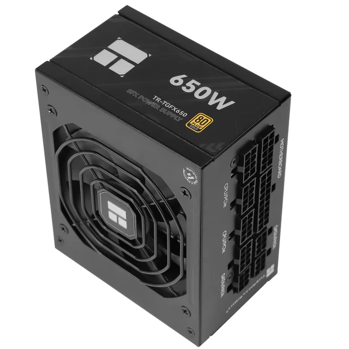 Thermalright TR-TGFX 650W. Sort. 80+ Gold modular PSU. SFX