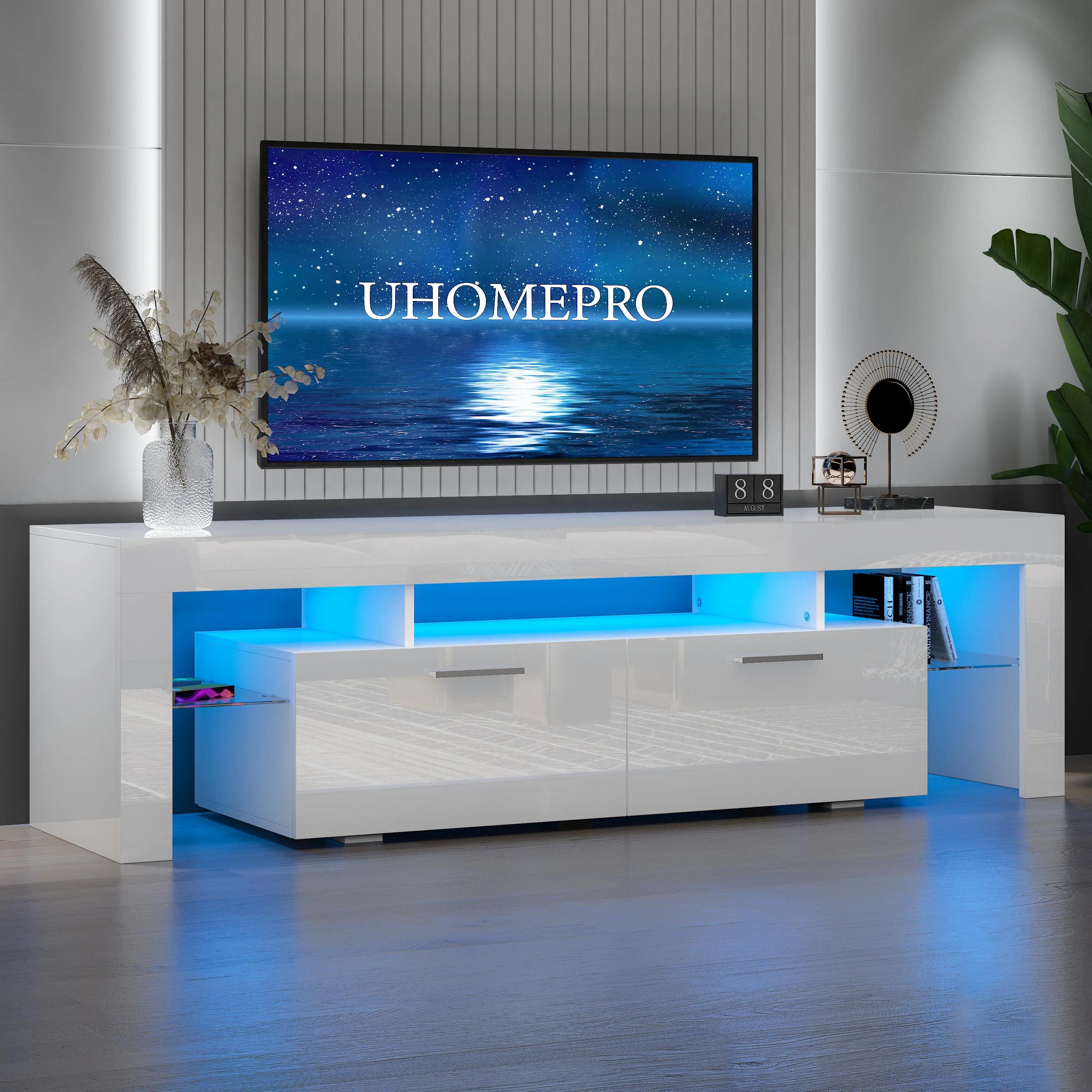 UHOMEPRO TV Stand for TV up to 70