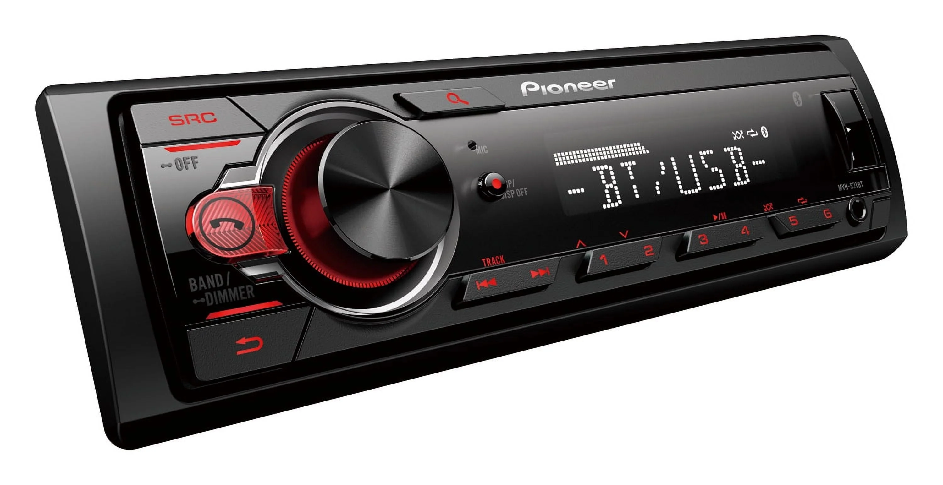 Pioneer MVH-S21BT Digital Media Receiver, Single DIN, In-Dash