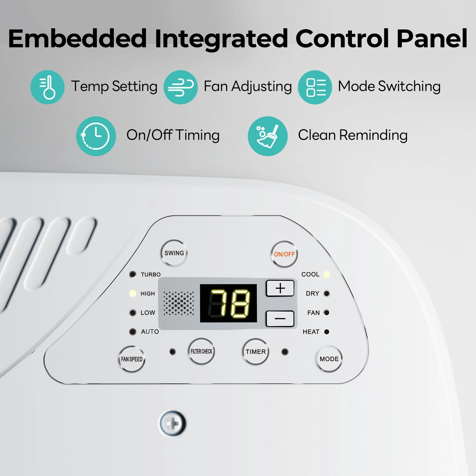 RV Air Conditioner 13500 BTU Rooftop AC Unit, Instacool with R32 Refrigerant & Wired Controller