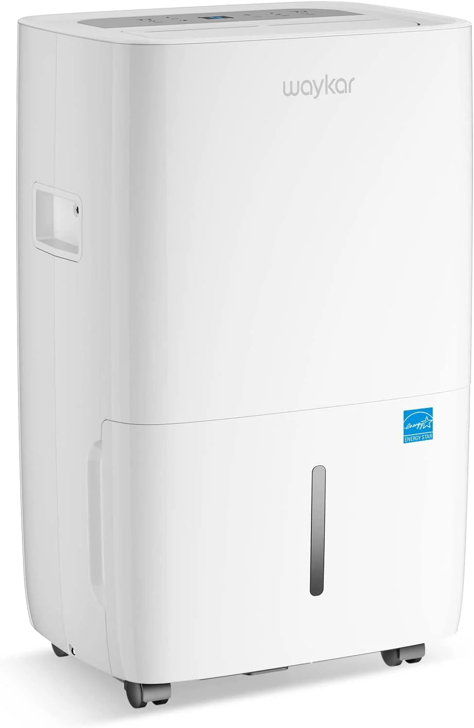 Waykar 80 Pints Dehumidifier, Energy Star Dehumidifier for Basements and Home, Dehumidifiers with Drain Hose, 1.14 Gallons Water Tank, Spaces up to 5,000 Sq. Ft