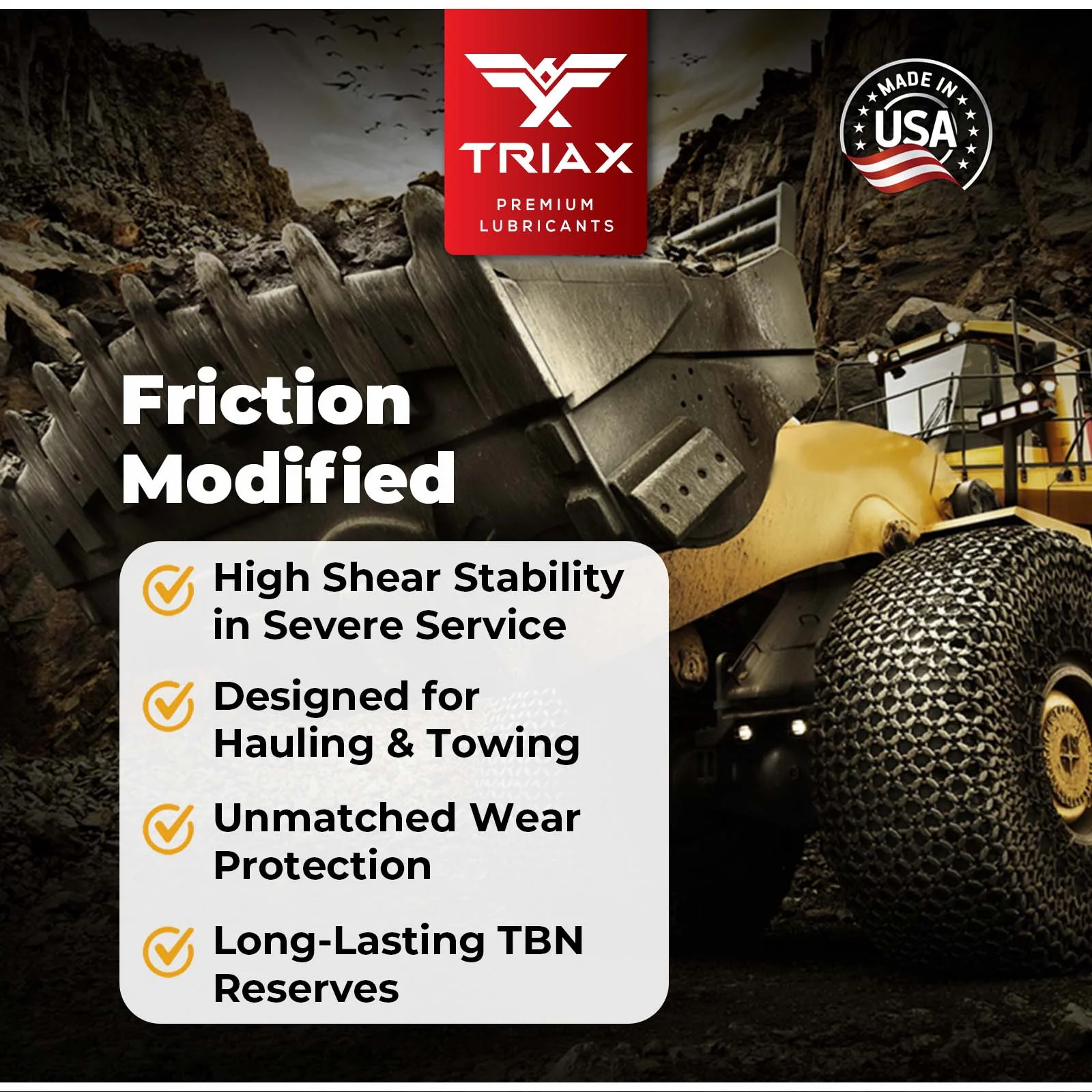 TRIAX Fleet Atlas 20W-50 Super Heavy Duty Diesel Engine Oil, 5 Gallon Pail