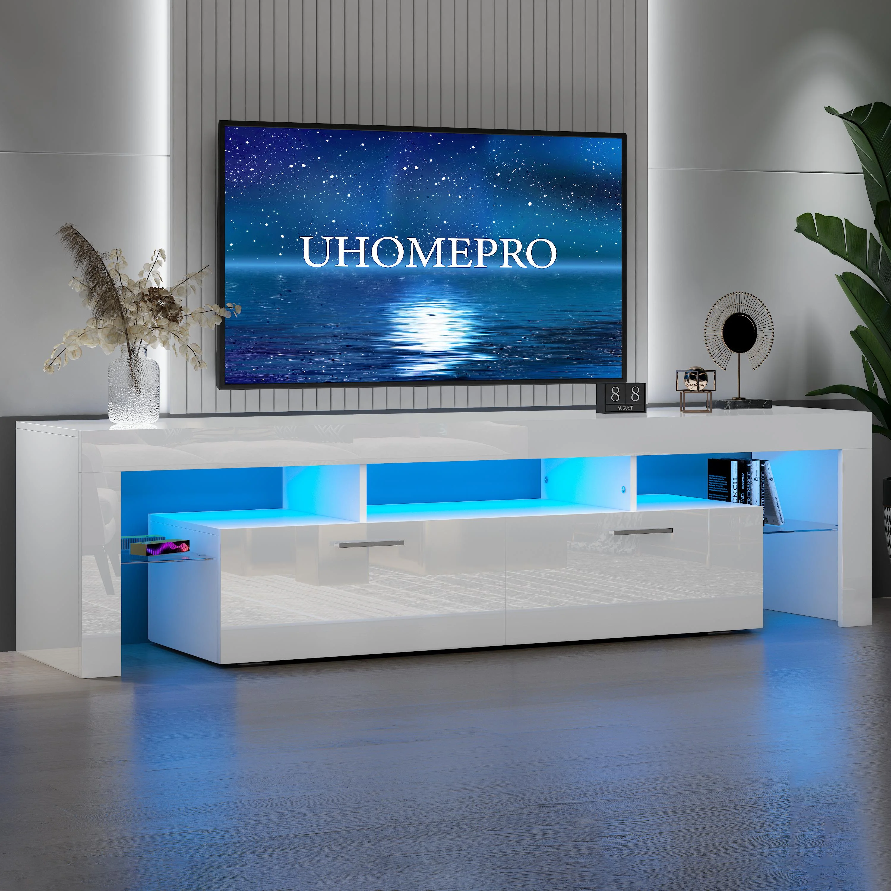 UHOMEPRO TV Stand for TV up to 70