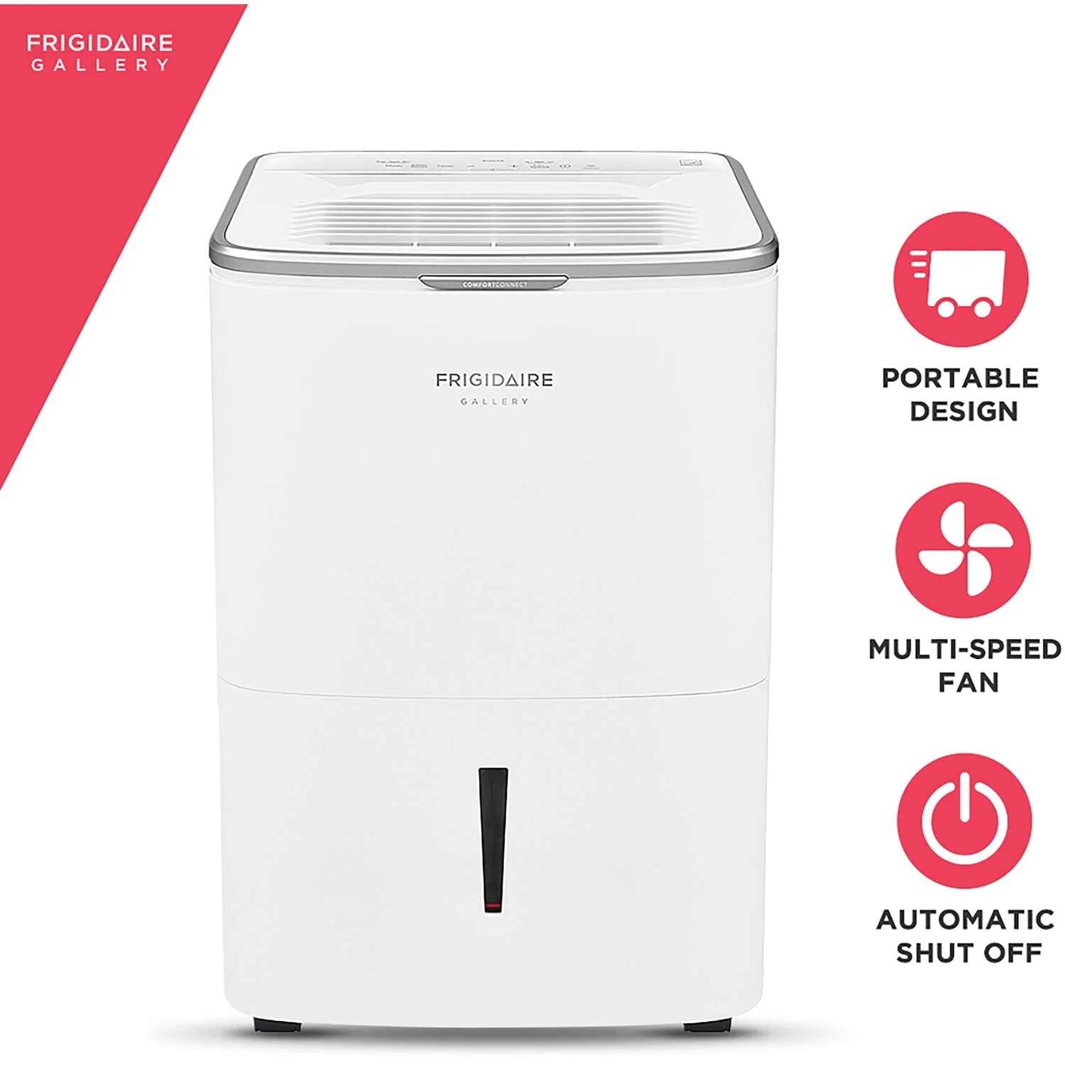 Frigidaire Gallery High Humidity 50 Pint Capacity Dehumidifier with Wi-Fi