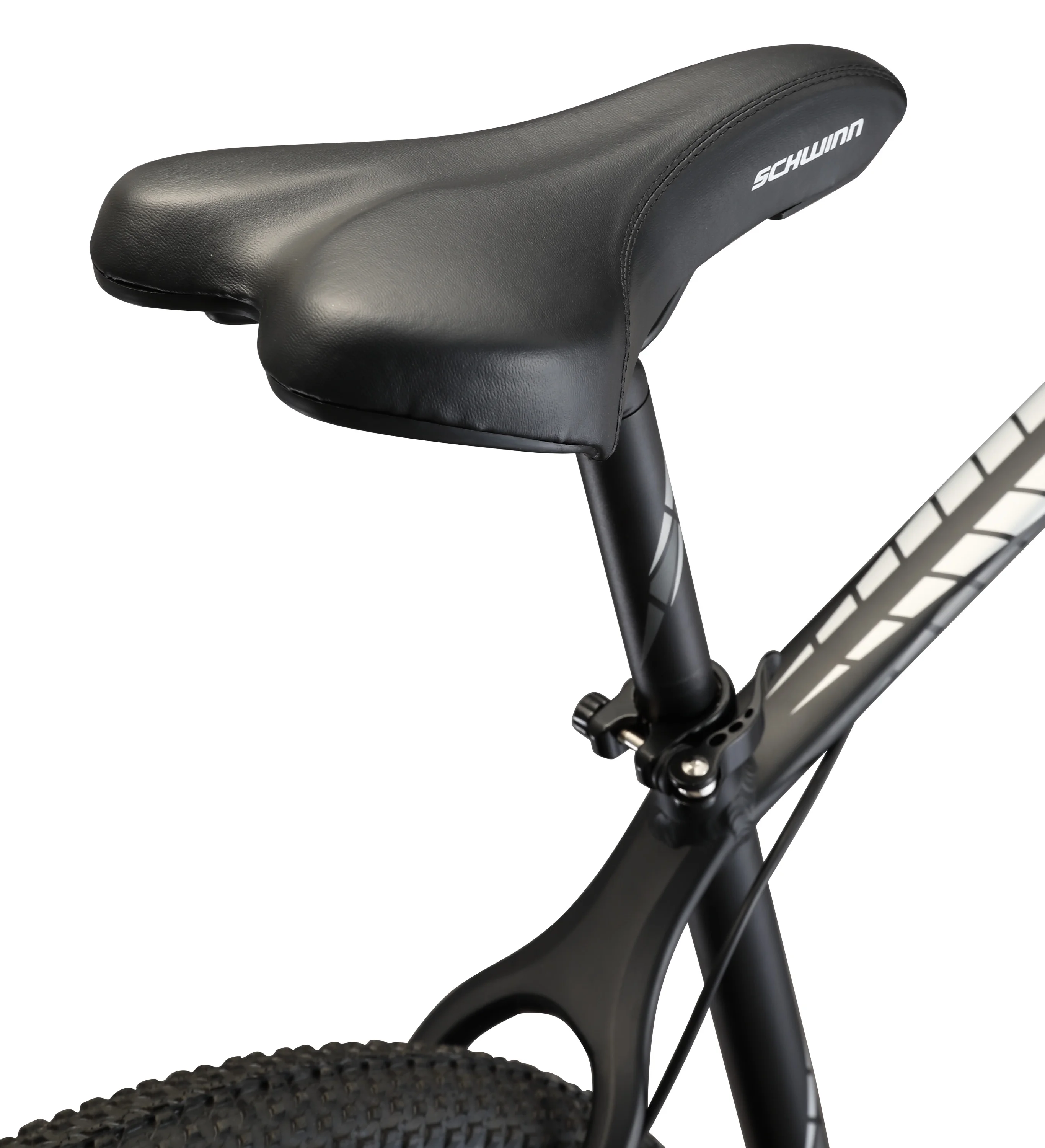 Taff Mountain Bike, 29-Inch Wheels, 8 Speeds, Black / White